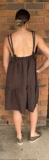 Cotton Summer Lola Dress - Mocha