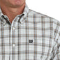 Cinch Men's Cream Plaid Shirt