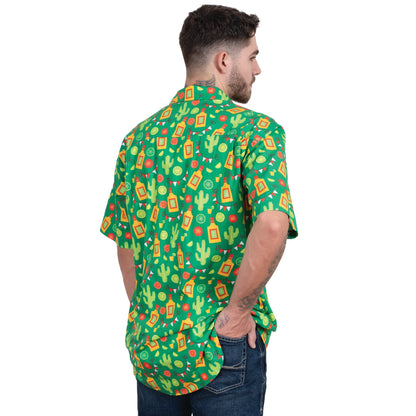 Just Country Men's - Jordan - Full Button - Short Sleeve - Green Cactus