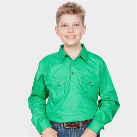 Just Country Boy Lachlan Workshirt Ivy