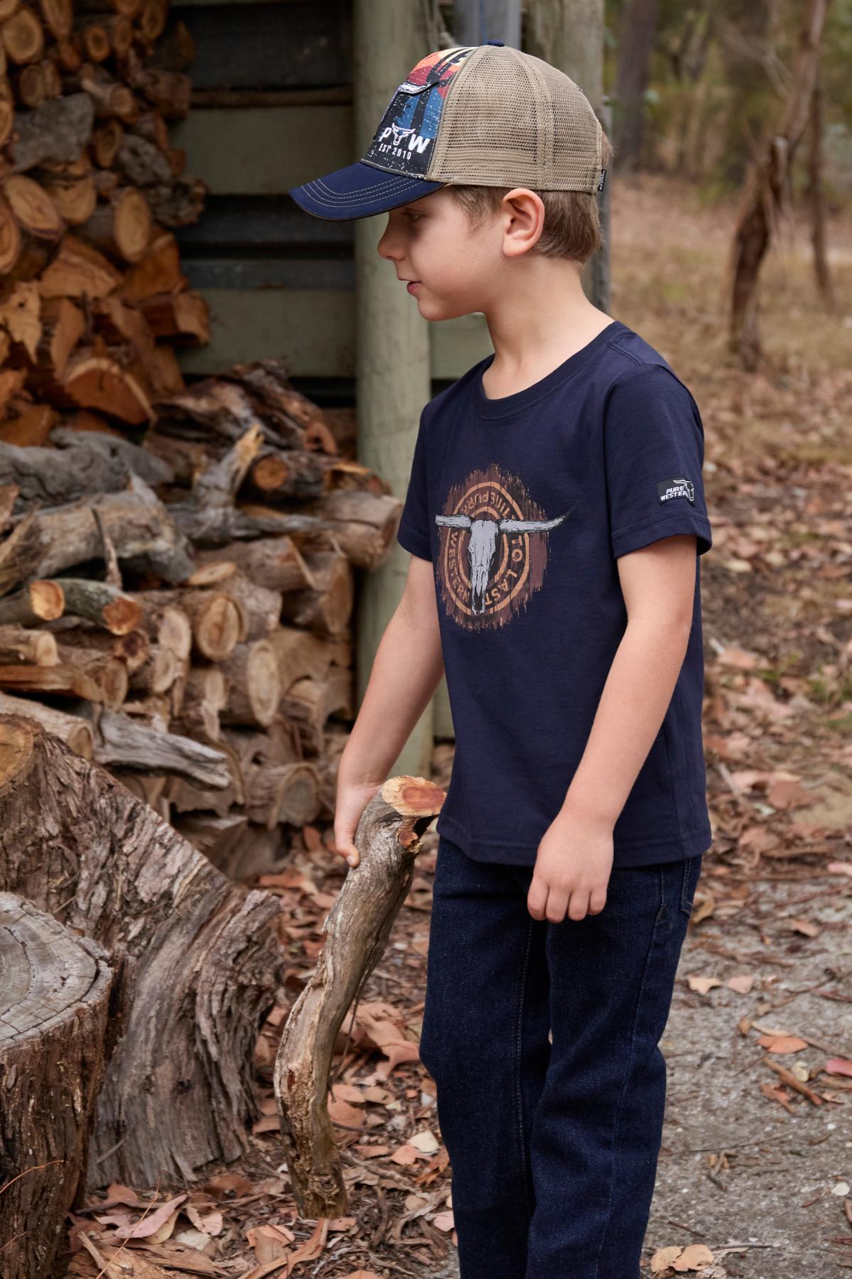 Pure Western Boy's Samuel S/S Tee
