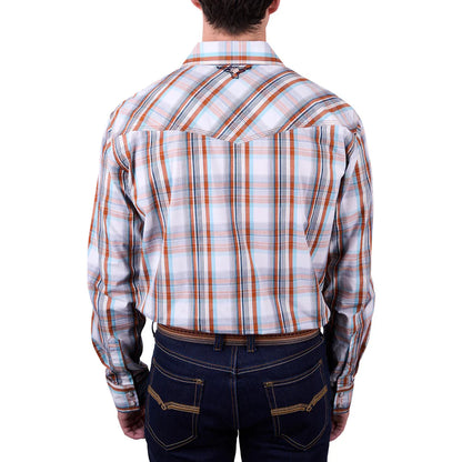 Pure Western Men's Axel L/S Shirt - Tan