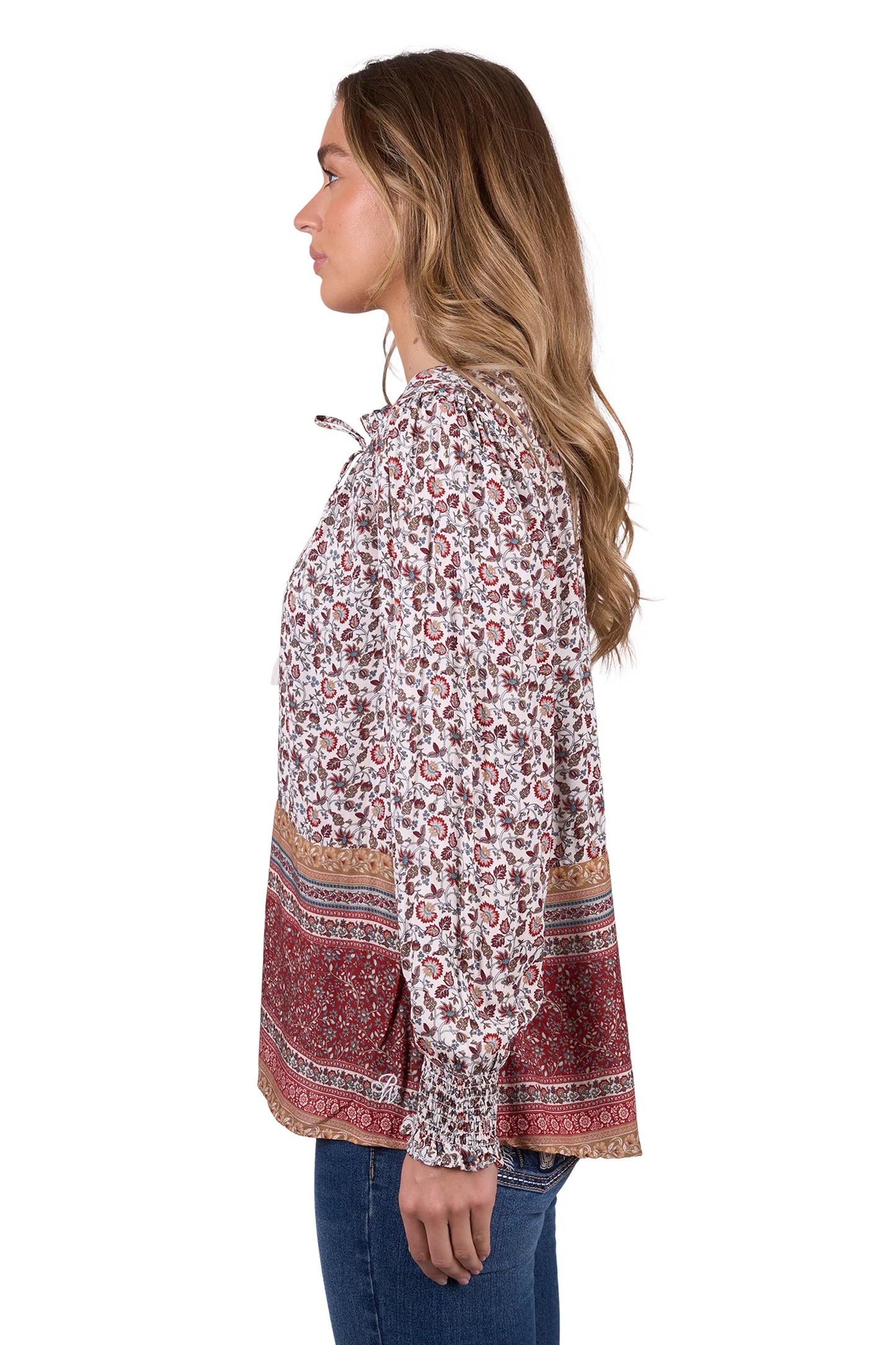 Pure Western Women's Hudson L/S Blouse - Multi