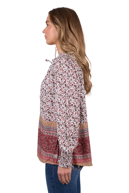 Pure Western Women's Hudson L/S Blouse - Multi