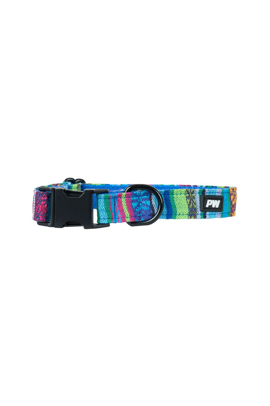 Pure Western Bowie Dog Collar - Blue