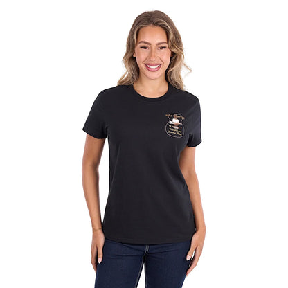 Pure Western Women's Misty Short Sleeve Tee - Black
