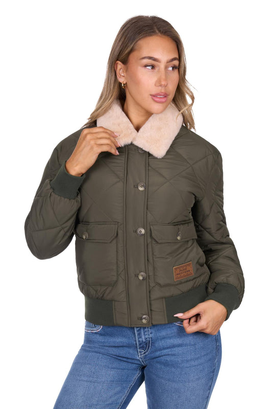 Pure Western Women's Emelia Jacket - Green