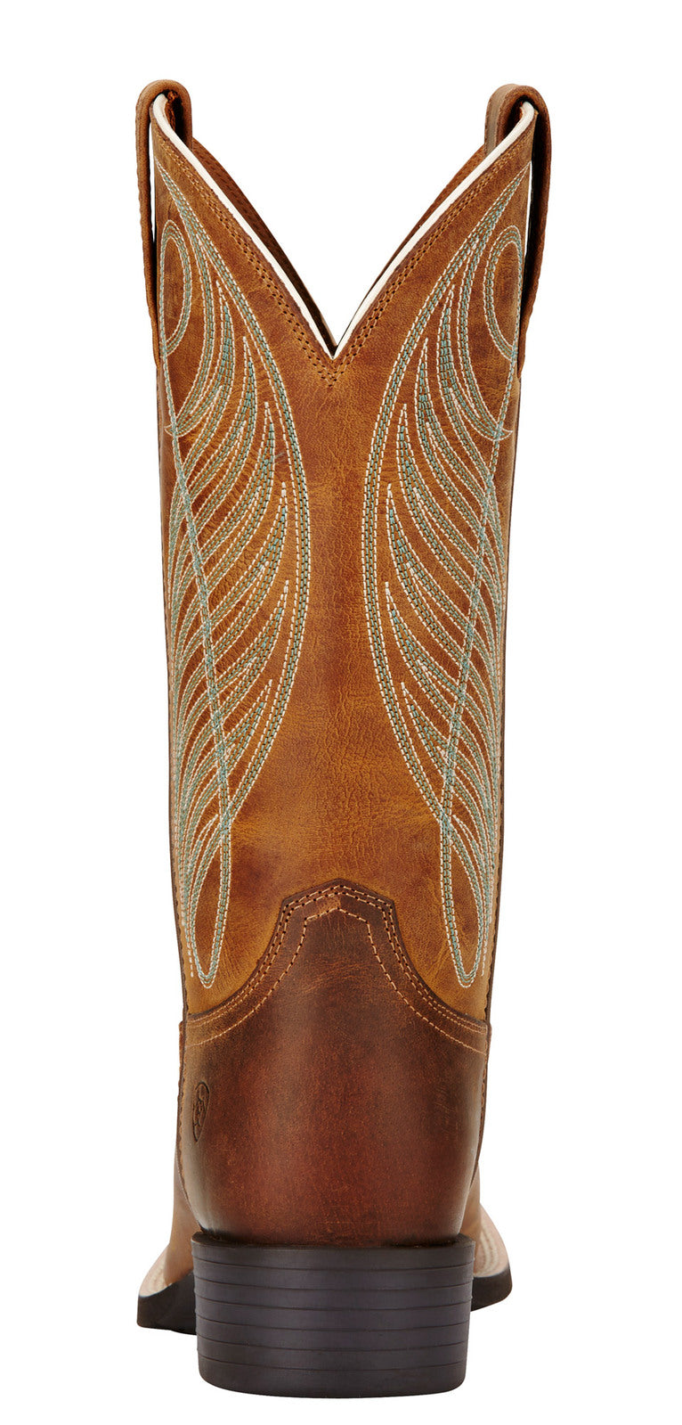 Ariat Ladies Round Up Western Powder Bwn