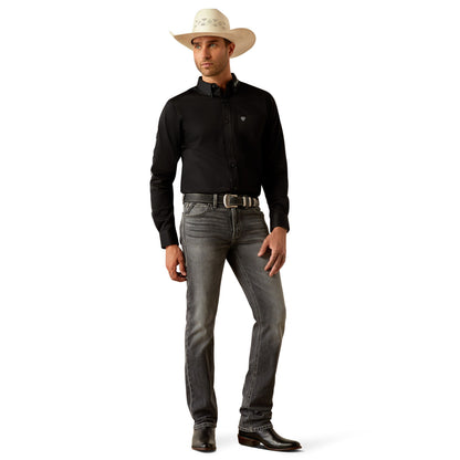 Ariat Men's Team Logo Twill Shirt - Black/Grey