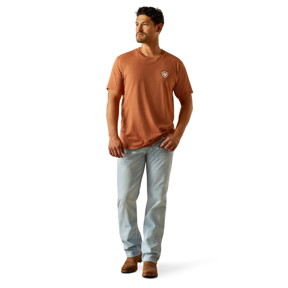 Ariat Men's Loft Simple Seal S/S Tee - Chutney