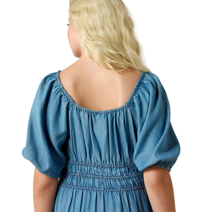 Ariat Women's Juliet Dress Light Wash Indigo
