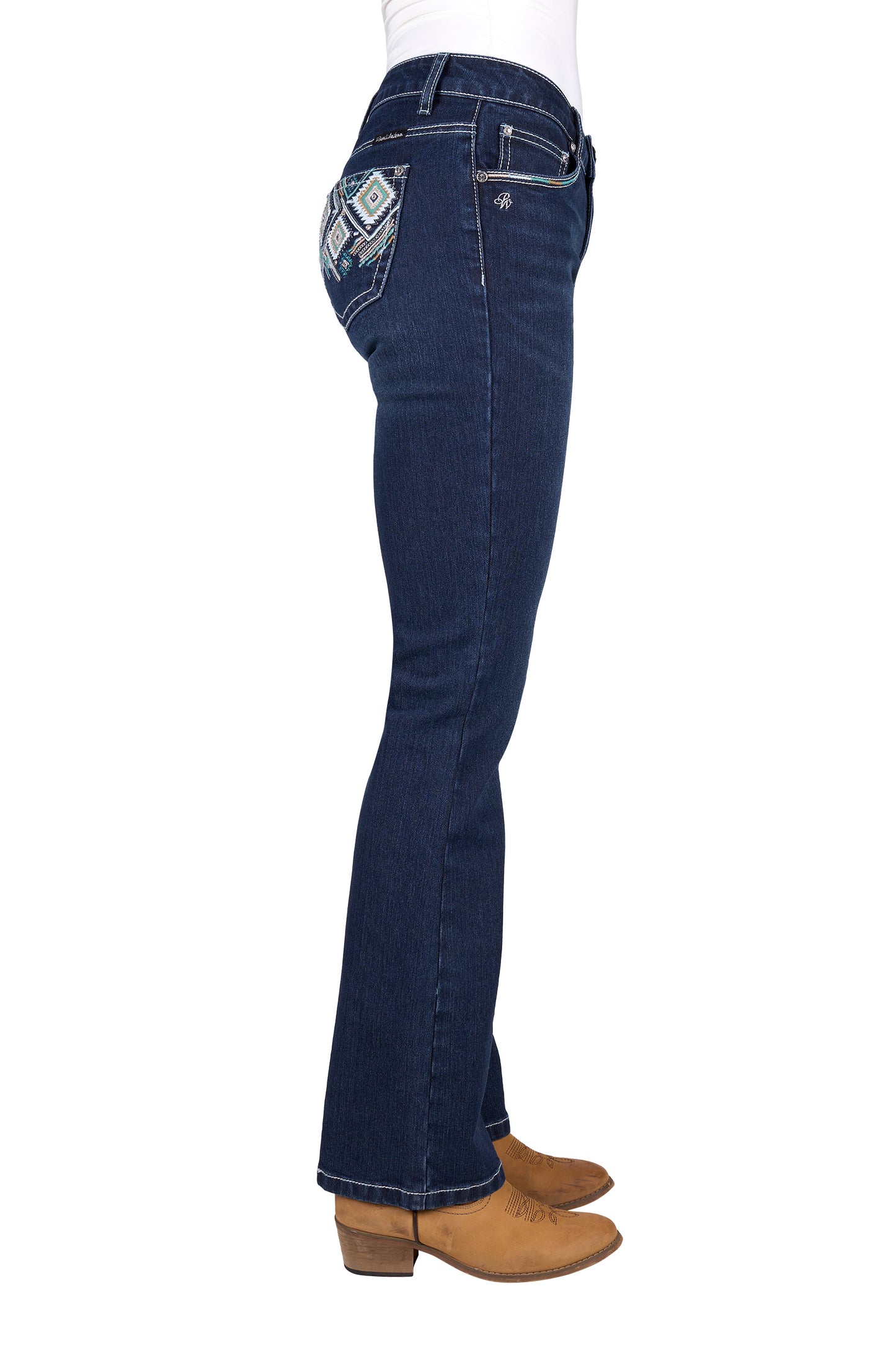 Pure Western Meg Boot Cut Jean 32 Leg