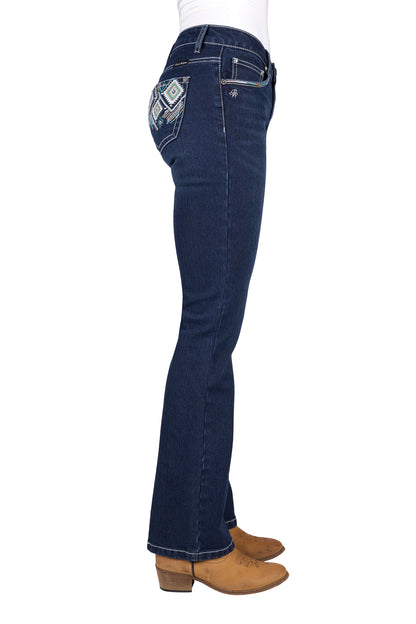 Pure Western Meg Boot Cut Jean 32 Leg