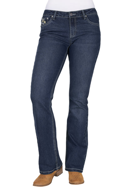 Pure Western Women's Jay Boot Cut Jean 32L