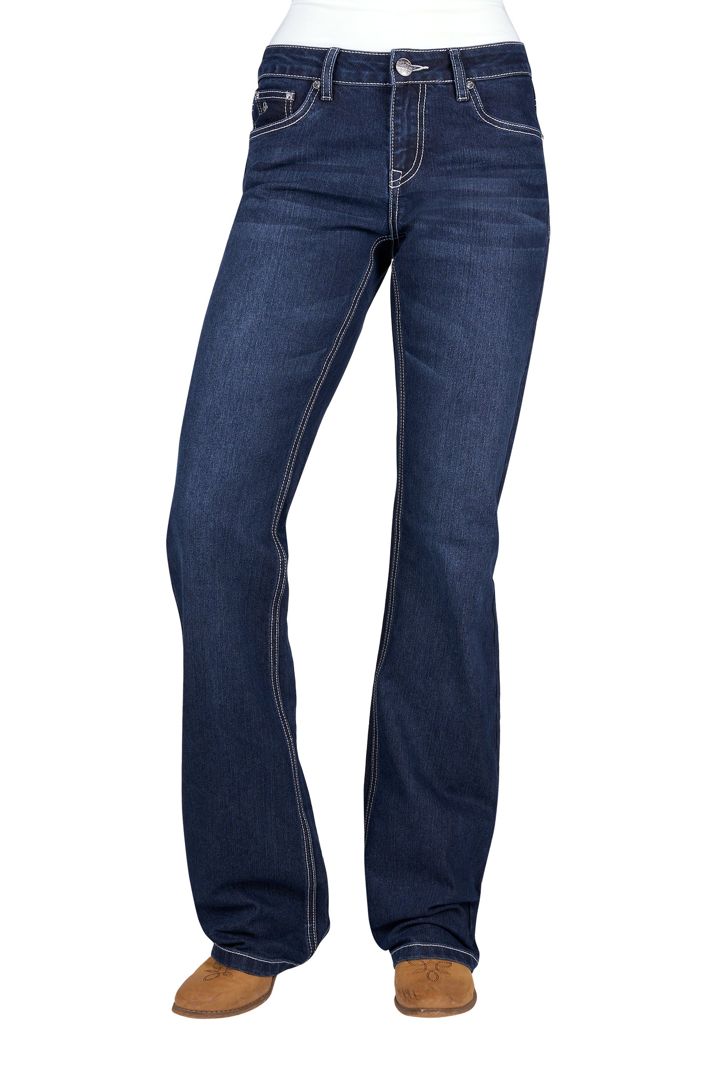 Pure Western Women’s Pia Relaxed Rider Jean 36" Leg