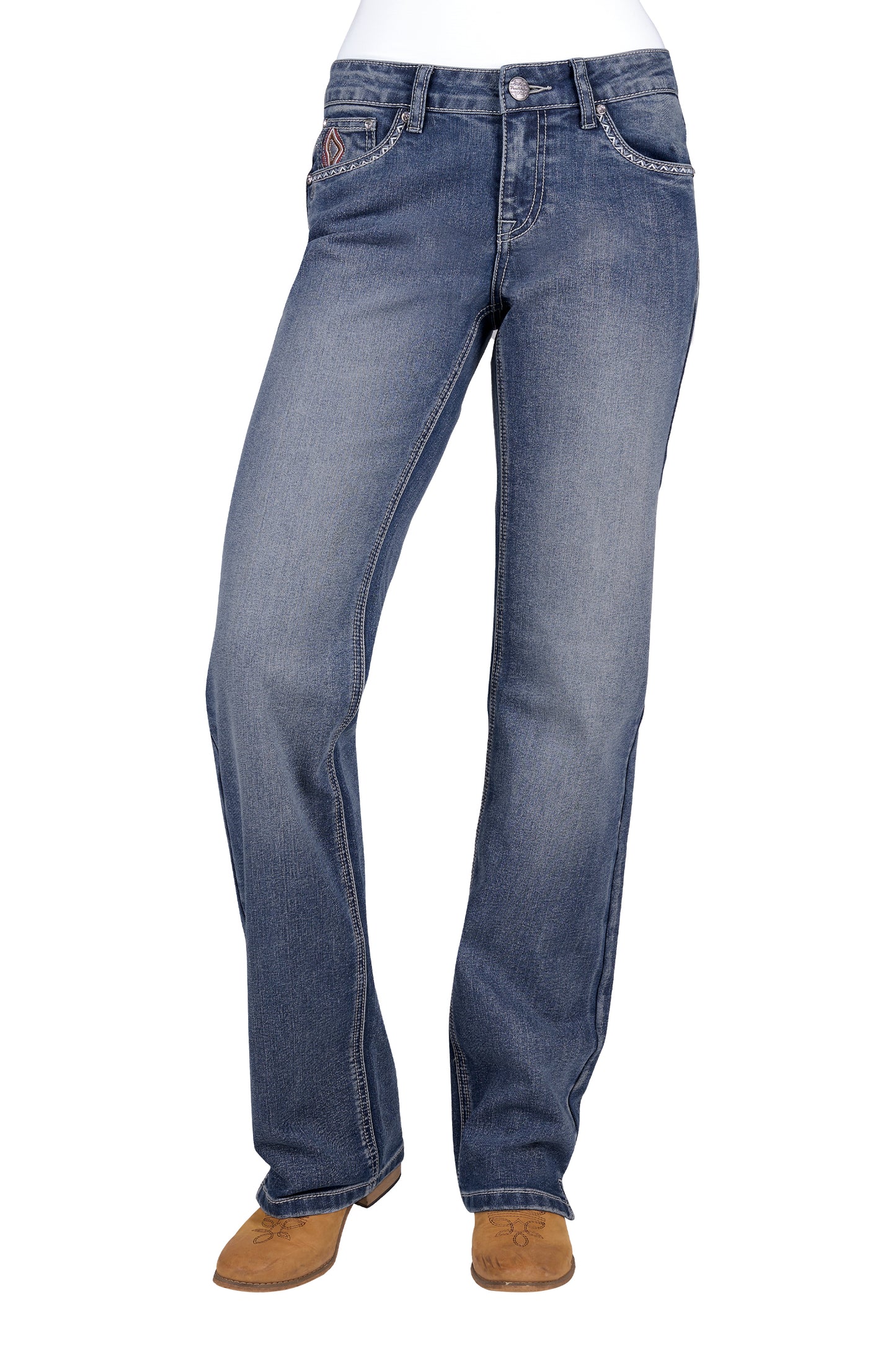 Pure Western Women’s Rue Straight Leg Jean 34" Leg