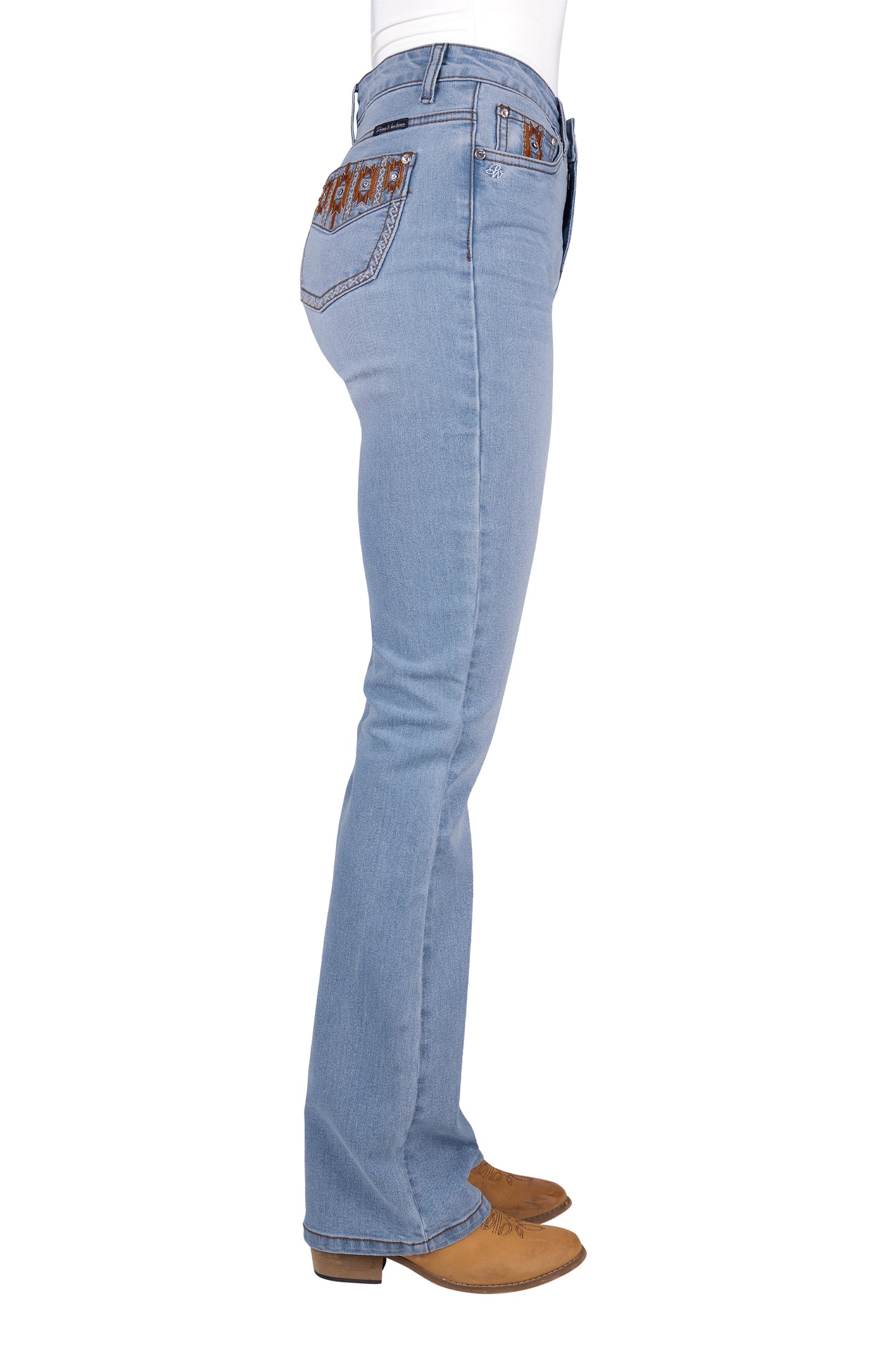 Pure Western Women’s Liz High Rise Boot Cut Jean 34" Leg
