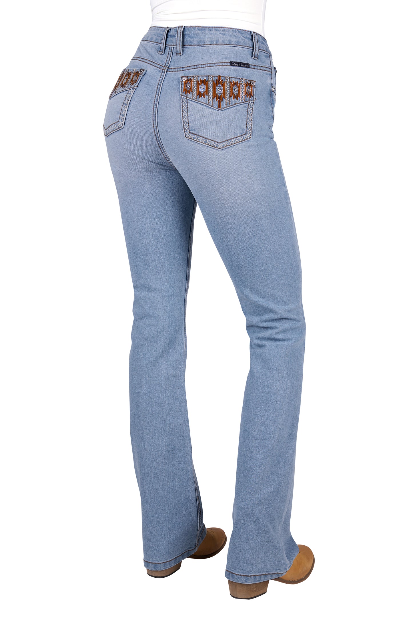 Pure Western Women’s Liz High Rise Boot Cut Jean 34" Leg