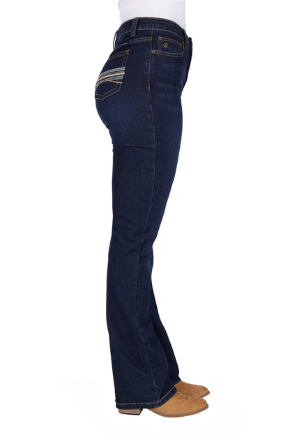 Pure Western Ida Hi Rise Boot Cut Jean 34L