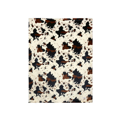 Pure Western Cow Print Snuggle Blanket