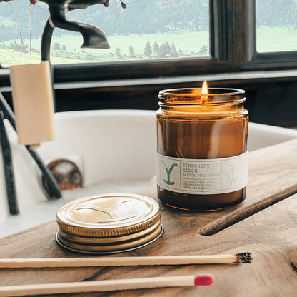 Tru Western Yellowstone Pinecrest Ridge Wax Candle 8oz