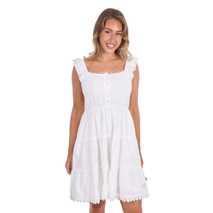Pure Western Women's Alison SL Dress - White