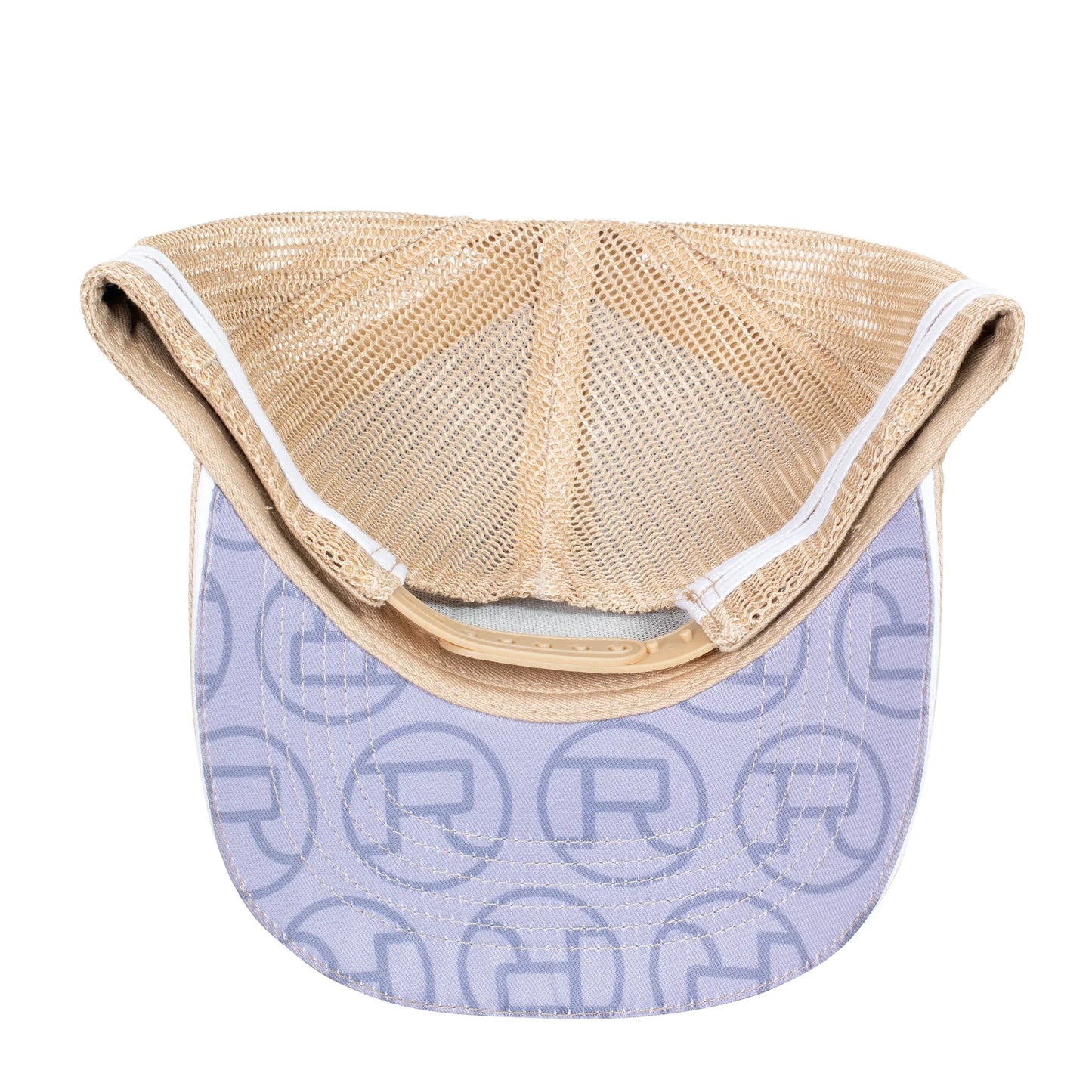 Roper Trucker Cap Mini Plaid- Fawn/ Stone