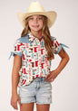 Roper Girls Five Star Boots Shirt