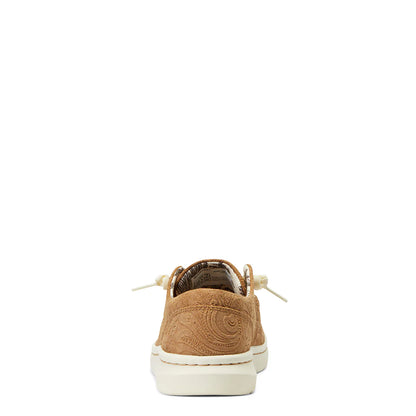 Arait Ladies Hilo Tan Floral Emboss