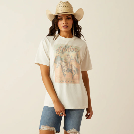 Ariat Women's Rodeo Tee - Cloud Dancer