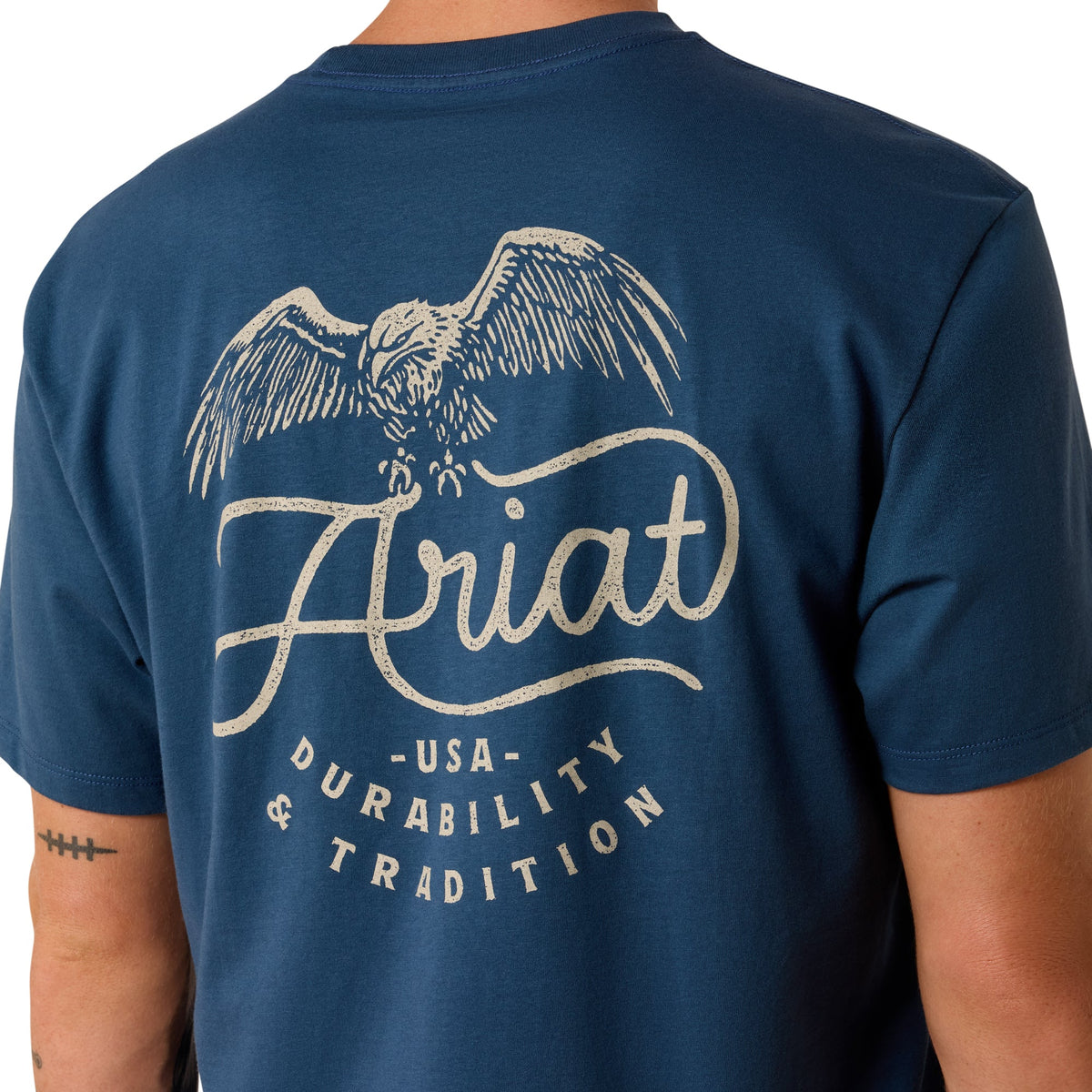 Ariat Men's Drop-Down Eagle Short Sleeve Tee - Key Largo
