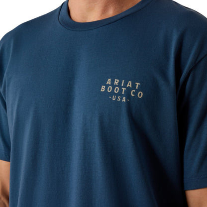 Ariat Men's Drop-Down Eagle Short Sleeve Tee - Key Largo