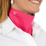 Just Country Carlee Double Sided Scarf Hot Pink / Periwinkle Heart Paisley