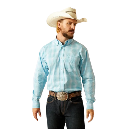 Ariat Men's PRO Series Gregory Classic Fit - Light Turquoise