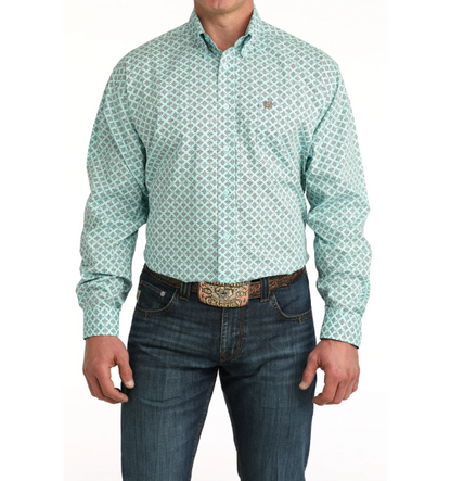 Cinch Aqua Men's Shirt