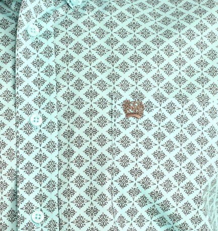 Cinch Aqua Men's Shirt