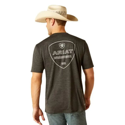 Ariat Charger Crestline T-Shirt - Charcoal