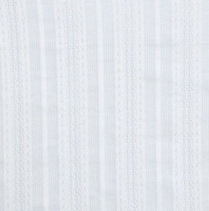 Just Country Women's Abby Frills Full Button Print Work shirt White Lace