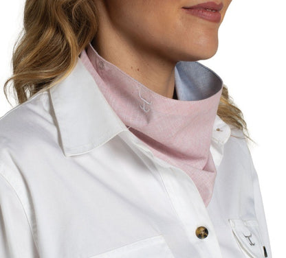 Just Country Carlee Double Sided Scarf Powder Pink / Powder Blue