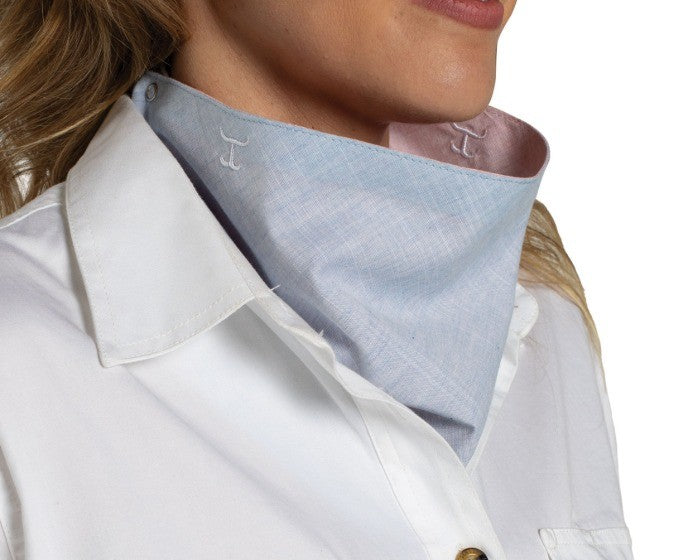 Just Country Carlee Double Sided Scarf Powder Pink / Powder Blue