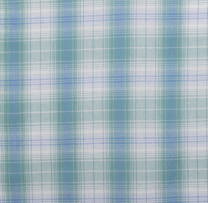 Just Country Frankie Short Sleeve Full Button Jumpsuit Riviera Blue & Sea Green Plaid