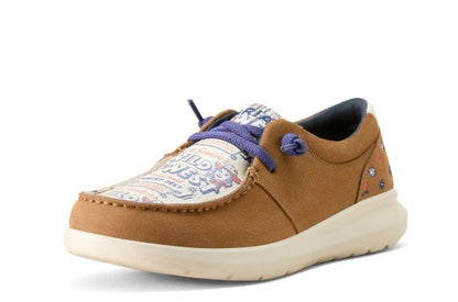 Ariat Women's Hilo Sendero Barn Brown / Wild West Country Fest Print