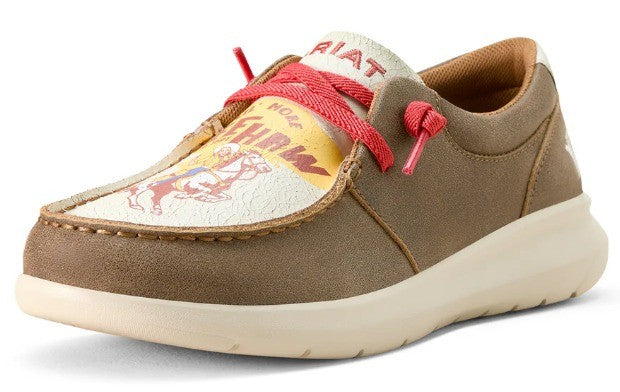 Ariat Women's Hilo Sendero Brown Bomber / YEEHAW Print