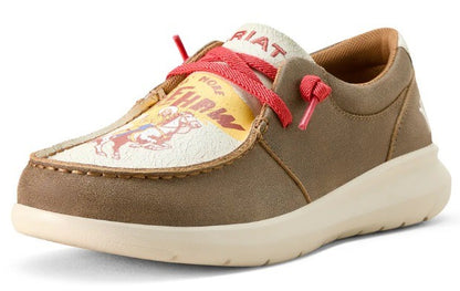Ariat Women's Hilo Sendero Brown Bomber / YEEHAW Print
