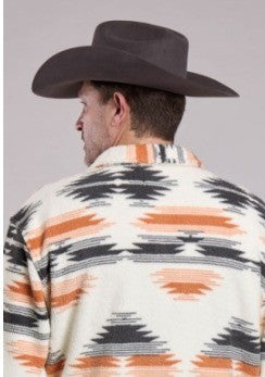 Roper Men's Outerwear Shirt Jacket - White
