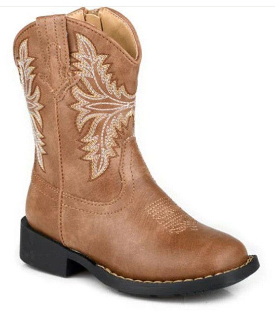 Roper Luke Kids Boots - Tan
