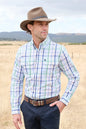 Thomas Cook Men's Louie 2PKT Long Sleeve Shirt - Green/ Multi