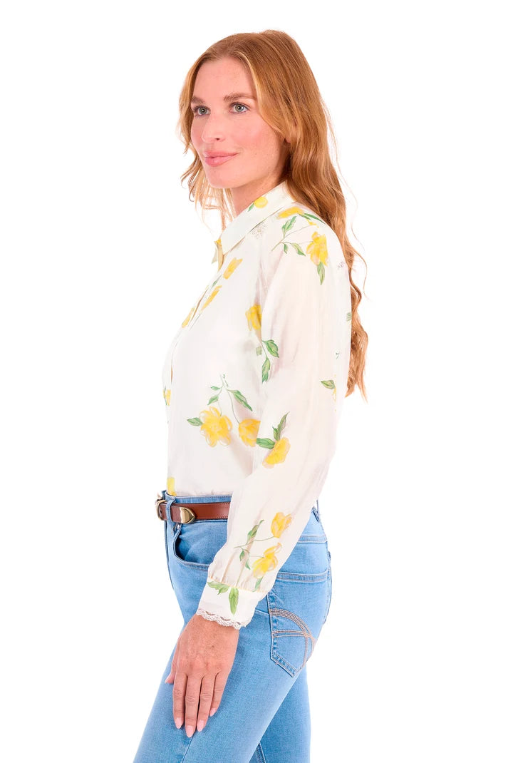 Thoms Cook Women's Belle Long Sleeve Shirt - Pastel Yellow