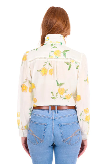Thoms Cook Women's Belle Long Sleeve Shirt - Pastel Yellow