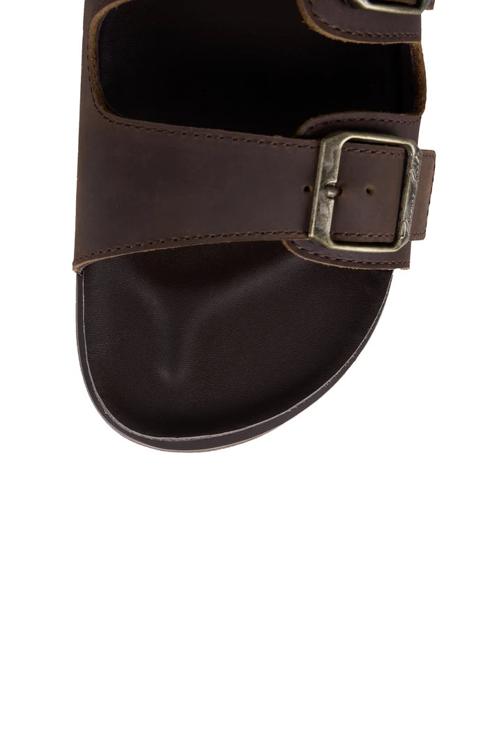 Women's Burleigh Buckle Sandal - Oiled Crazy Horse